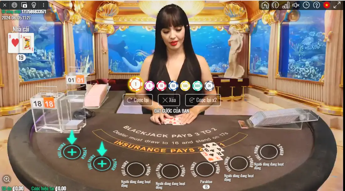 Blackjack Go88 - Cách chơi Xì dách mới nhất