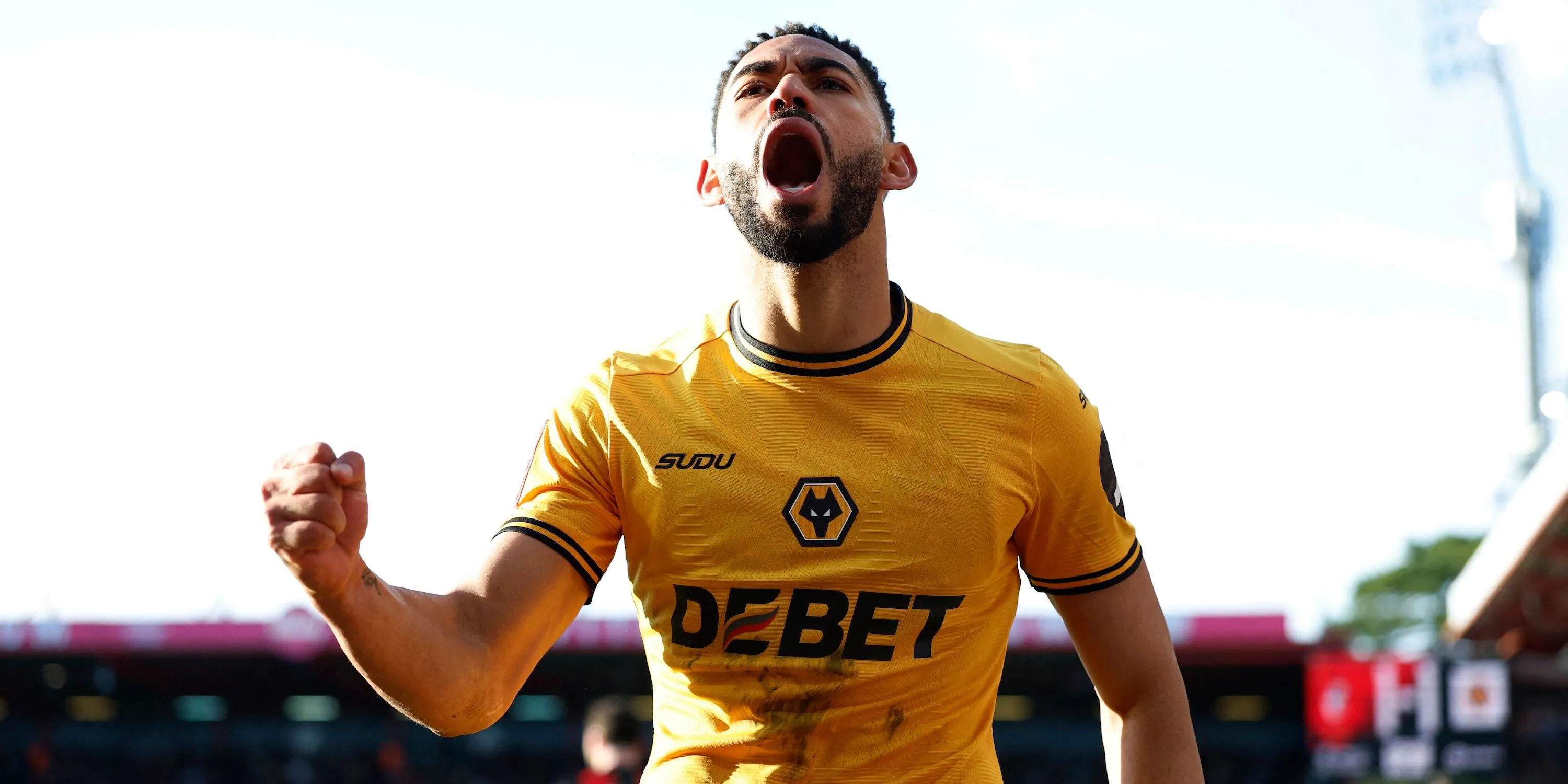 Tiền đạo Matheus Cunha trong màu áo Wolverhampton Wanderers