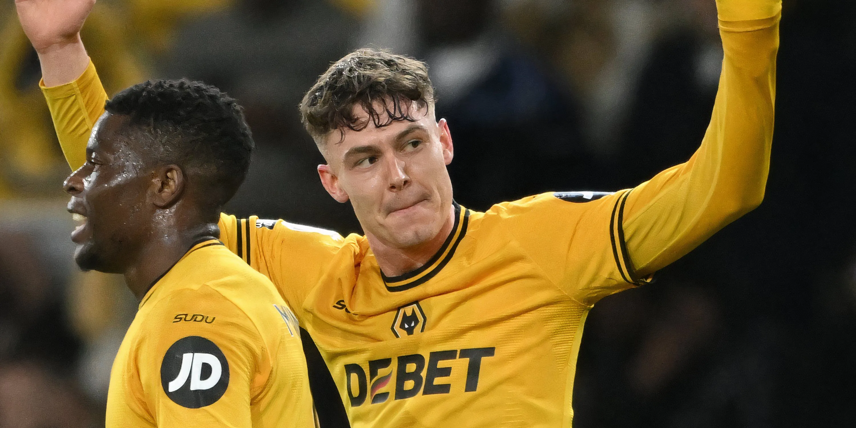 Tiền đạo Jorgen Strand Larsen của Wolves tại Premier League