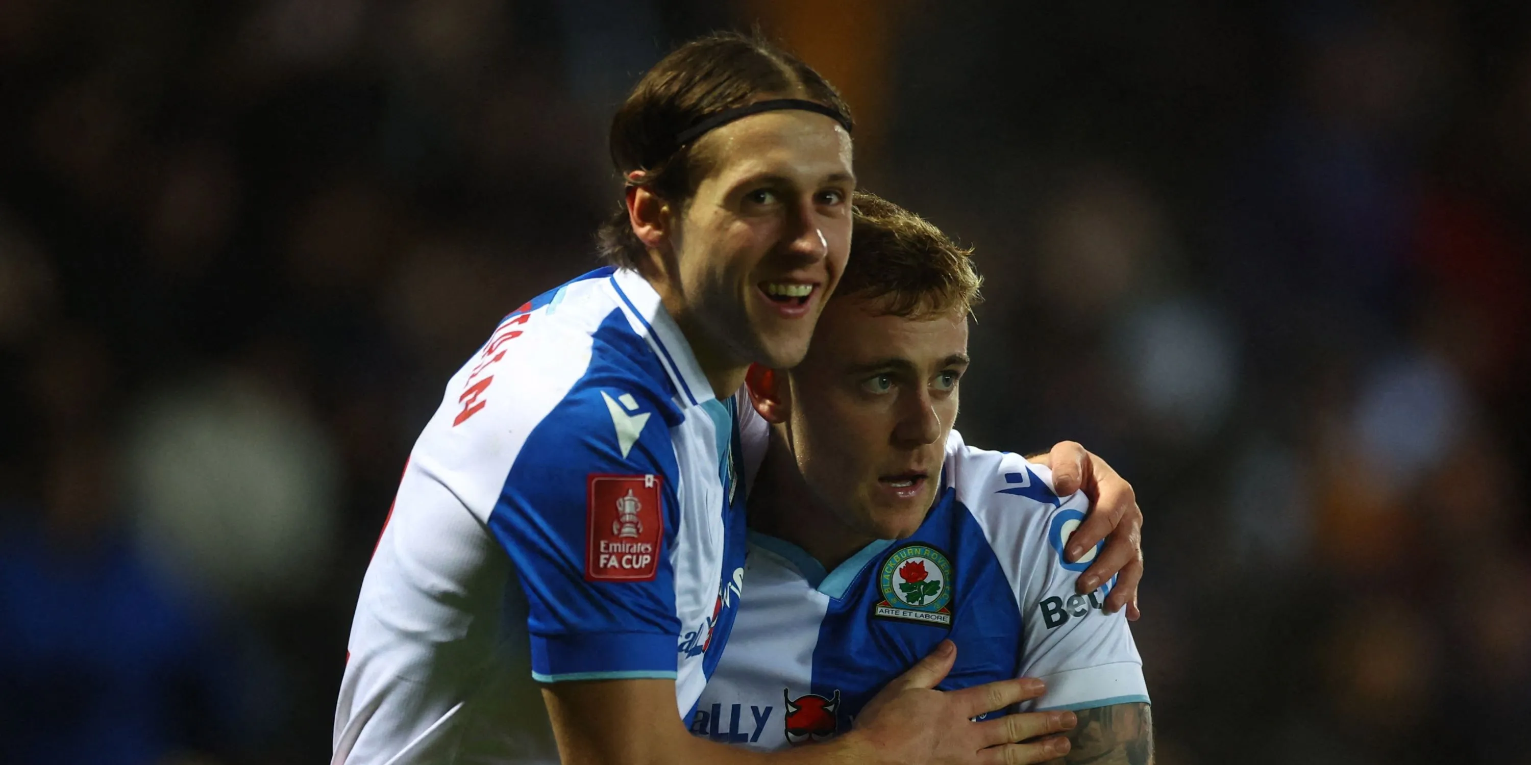 Callum Brittain trong màu áo Blackburn Rovers, mục tiêu chuyển nhượng của Derby County