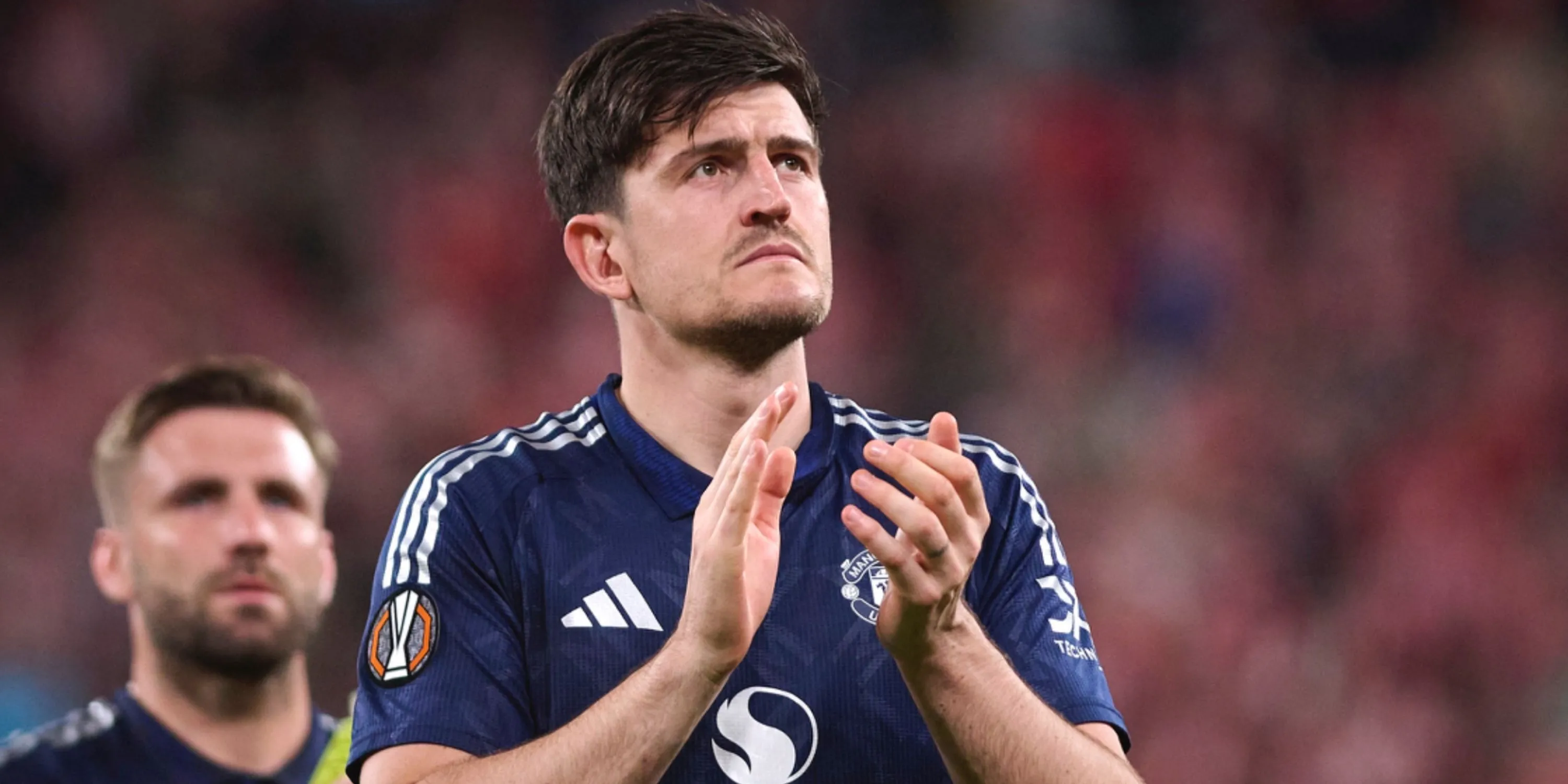 Harry Maguire trong màu áo Manchester United thể hiện tinh thần không bỏ cuộc