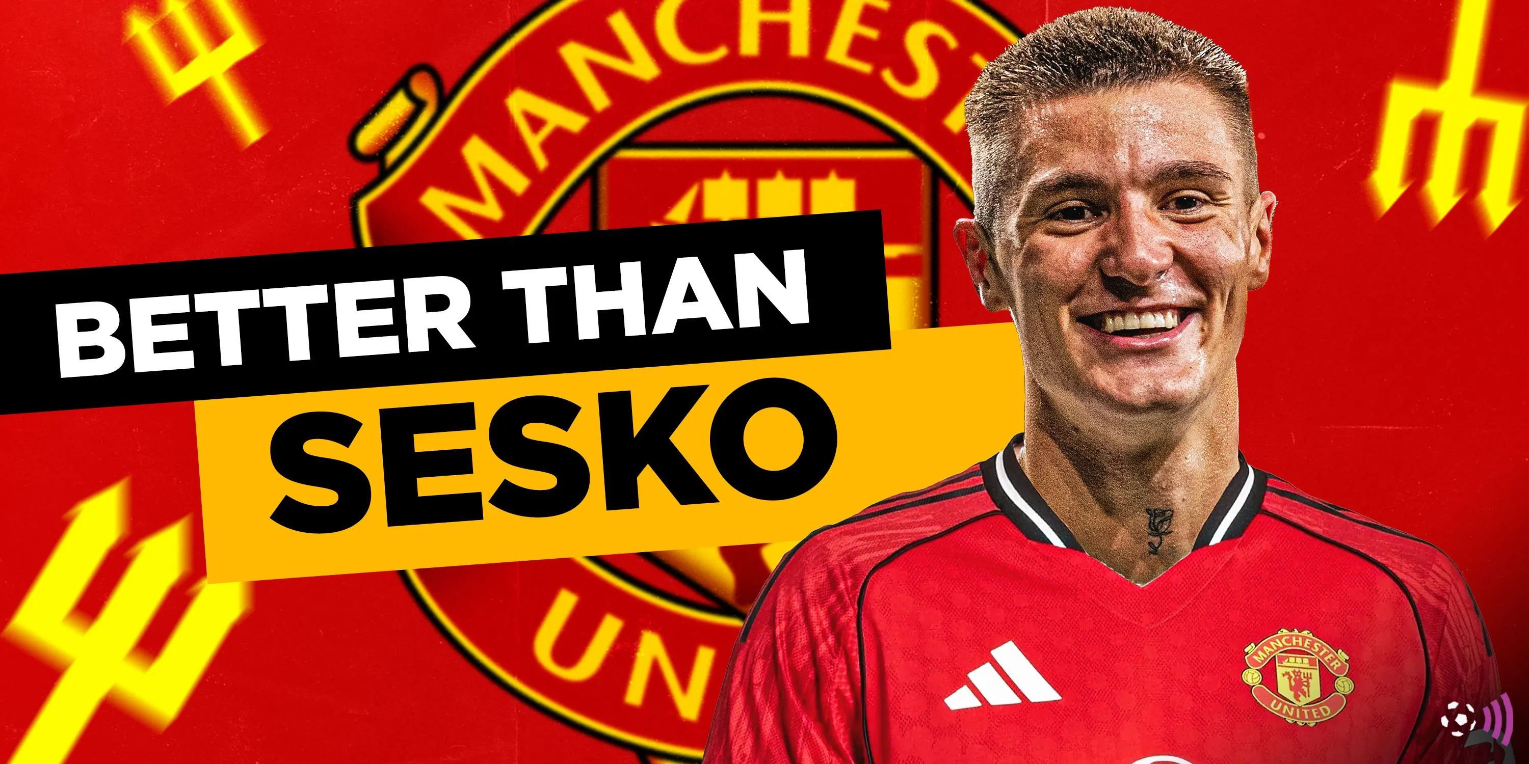 Hình ảnh minh họa tin tức chuyển nhượng của Manchester United, trong đó có tên tiền đạo Benjamin Sesko
