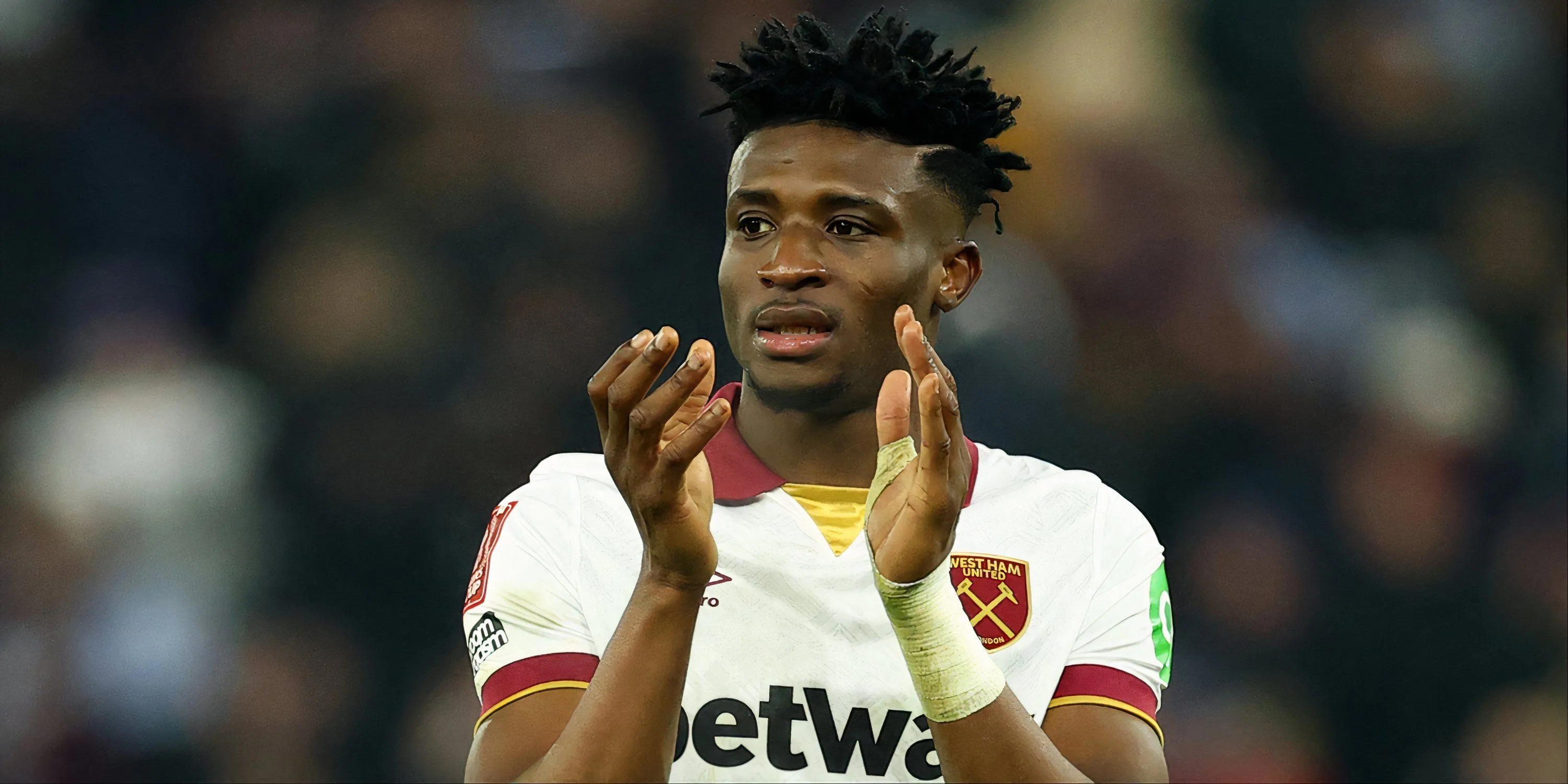 Mohammed Kudus trong một trận đấu của West Ham United