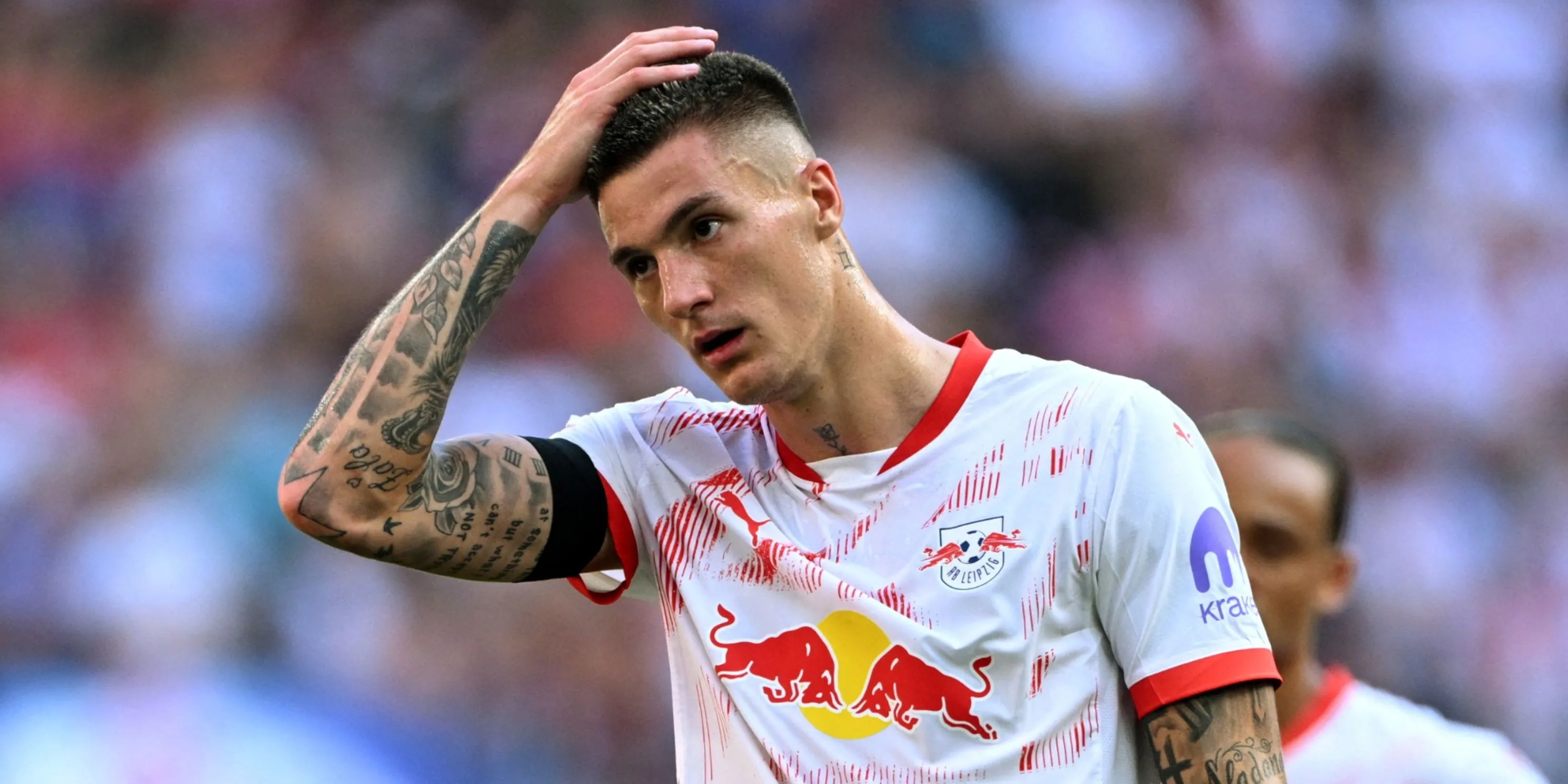 Tiền đạo Benjamin Sesko được liên kết với Arsenal và Premier League